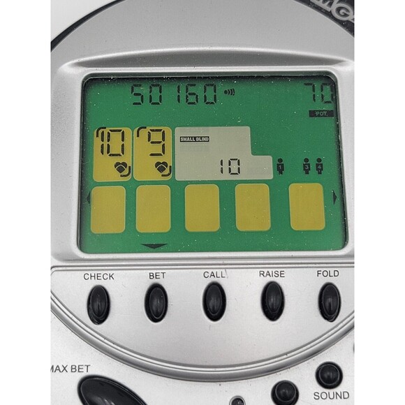MGA Poker Electronic Handheld Game Ultimate Texas Hold'Em Showdown New Batteries - Picture 2 of 6